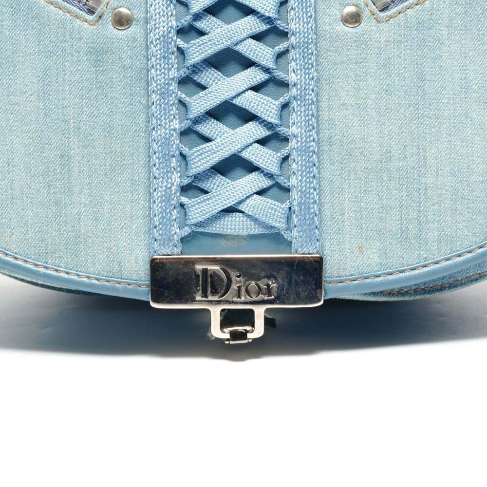 CHRISTIAN DIOR Blue Shoulder Bag - Picture 10 of 14